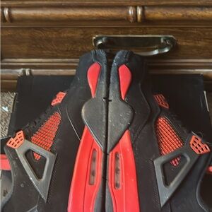 Jordan Black and Red Sneakers
